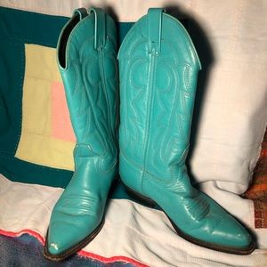 Turquoise Boots